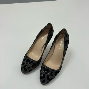 Prada leopard heels